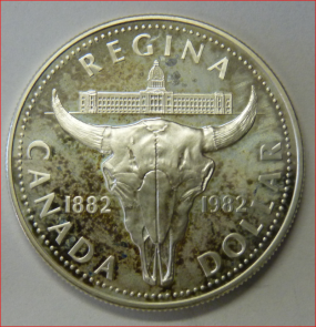Canada 1 dollar 1982 regina